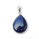 Pendentif en forme de larme moyenne en argent sterling 925