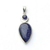 Velký přívěsek bohyně z drahokamu 925 mincovního stříbra