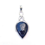 Přívěsek keltský uzel ve tvaru obrácené slzy ze stříbra 925