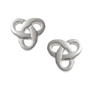 925 Sterling Silver Celtic Knot Stud Earrings