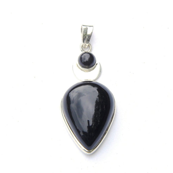 925 Sterling Silver Large Gemstone Goddess Pendant