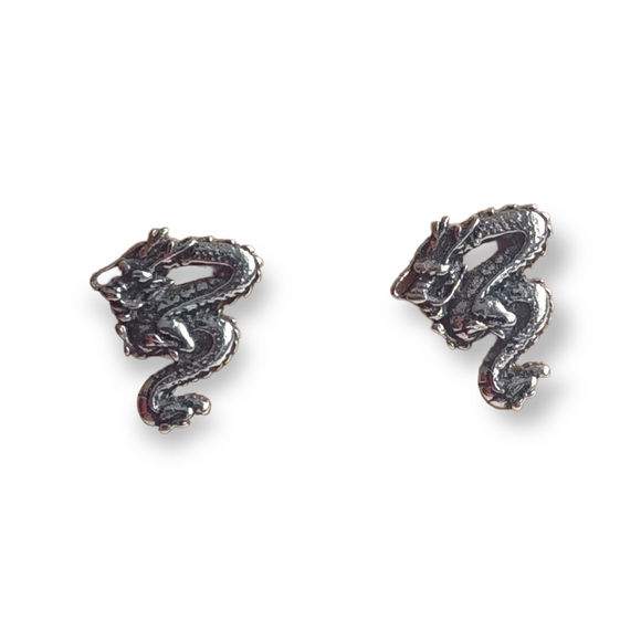 316L Stainless Steel Dragon Studs