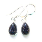 925 Sterling Silver Small Teardrop Gemstone Earrings