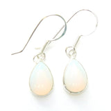 925 Sterling Silver Small Teardrop Gemstone Earrings