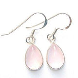 925 Sterling Silver Small Teardrop Gemstone Earrings